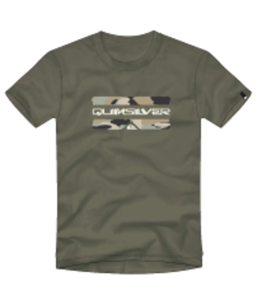 

Футболка Quiksilver "QS CAMO LOGO SHORT SLEEVE", цвет Four Leaf Cl