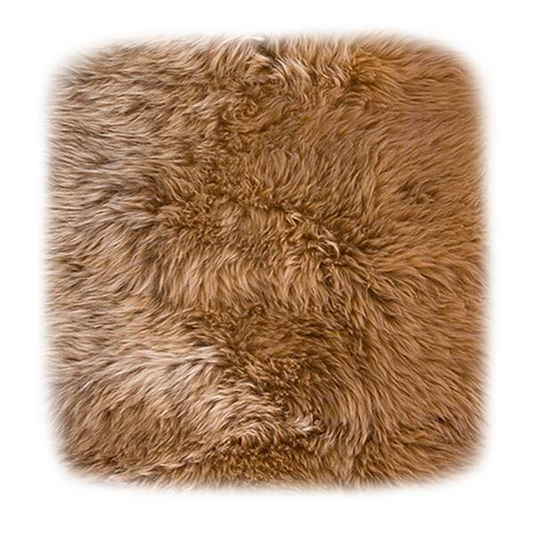 

Подушка на сиденье Luxor living Schaffell, 34x4,2x34 см цвет cognac