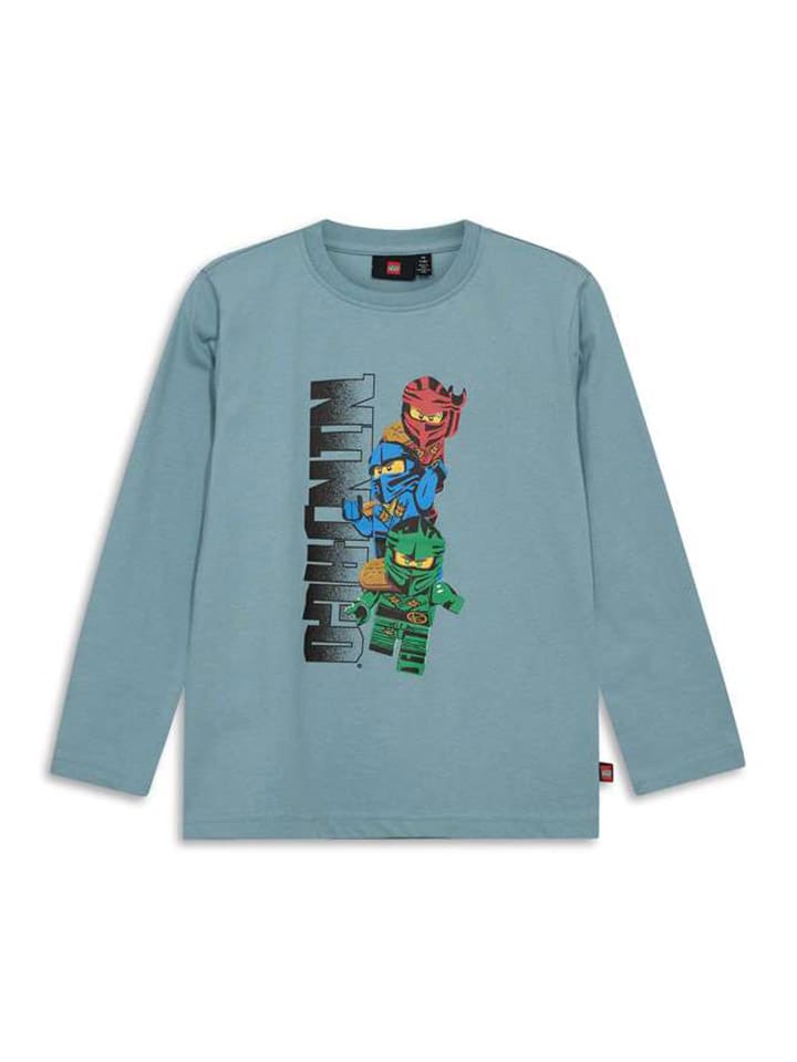 

LEGO Футболка с длинными рукавами светло-голубого цвета