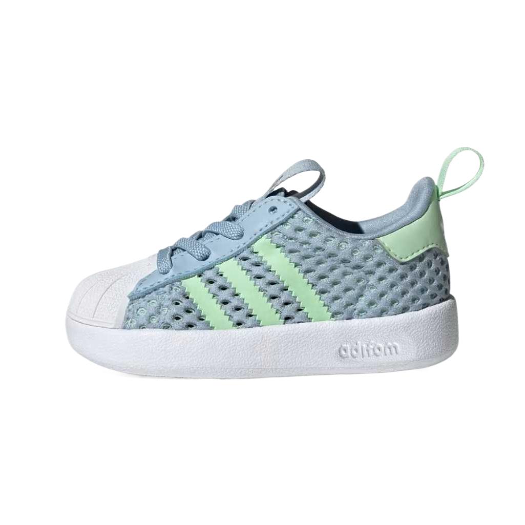 

AdiFOMSUPERSTAR 360 дышащие низкие детские ботинки Blue Infant And Toddler Adidas Originals, синий/Supplier Colour/белый