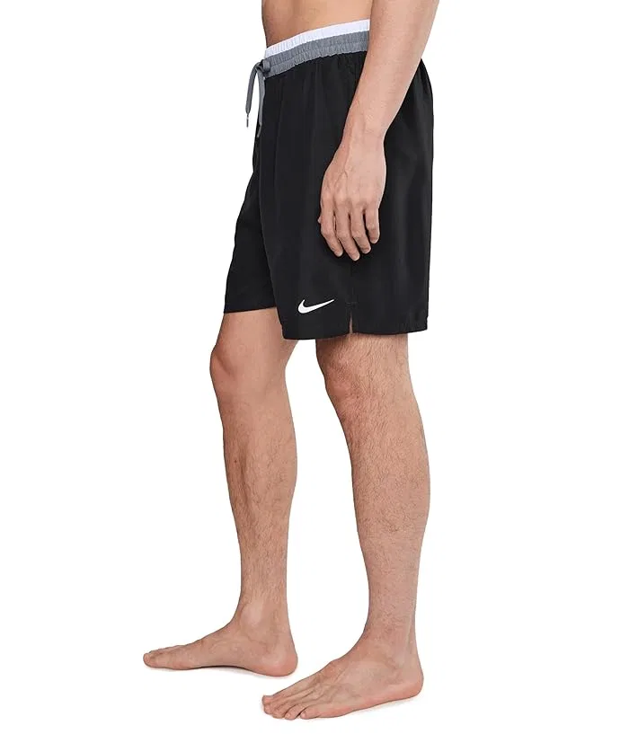 Плавки Breaker Tipped Waist 7" Nike, Black — фото 3