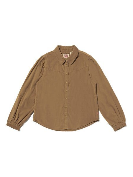 Вельветовая рубашка в стиле вестерн Levi's, Neutrals — фото 4