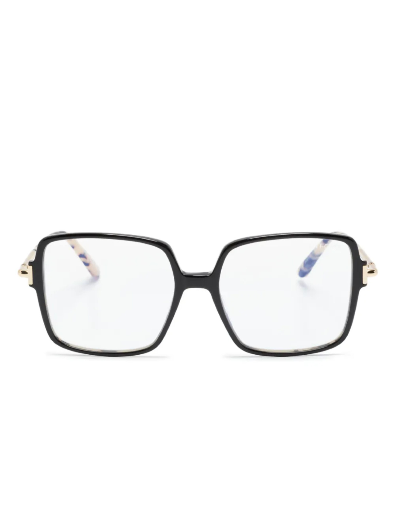 

TOM FORD Eyewear очки в квадратной оправе черепаховой расцветки, черный