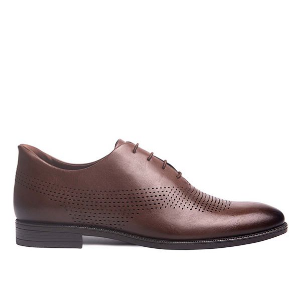 Мужские оксфорды East road с перфорацией и технологией hands-free slip on Marc Joseph New York, Cognac — фото 2