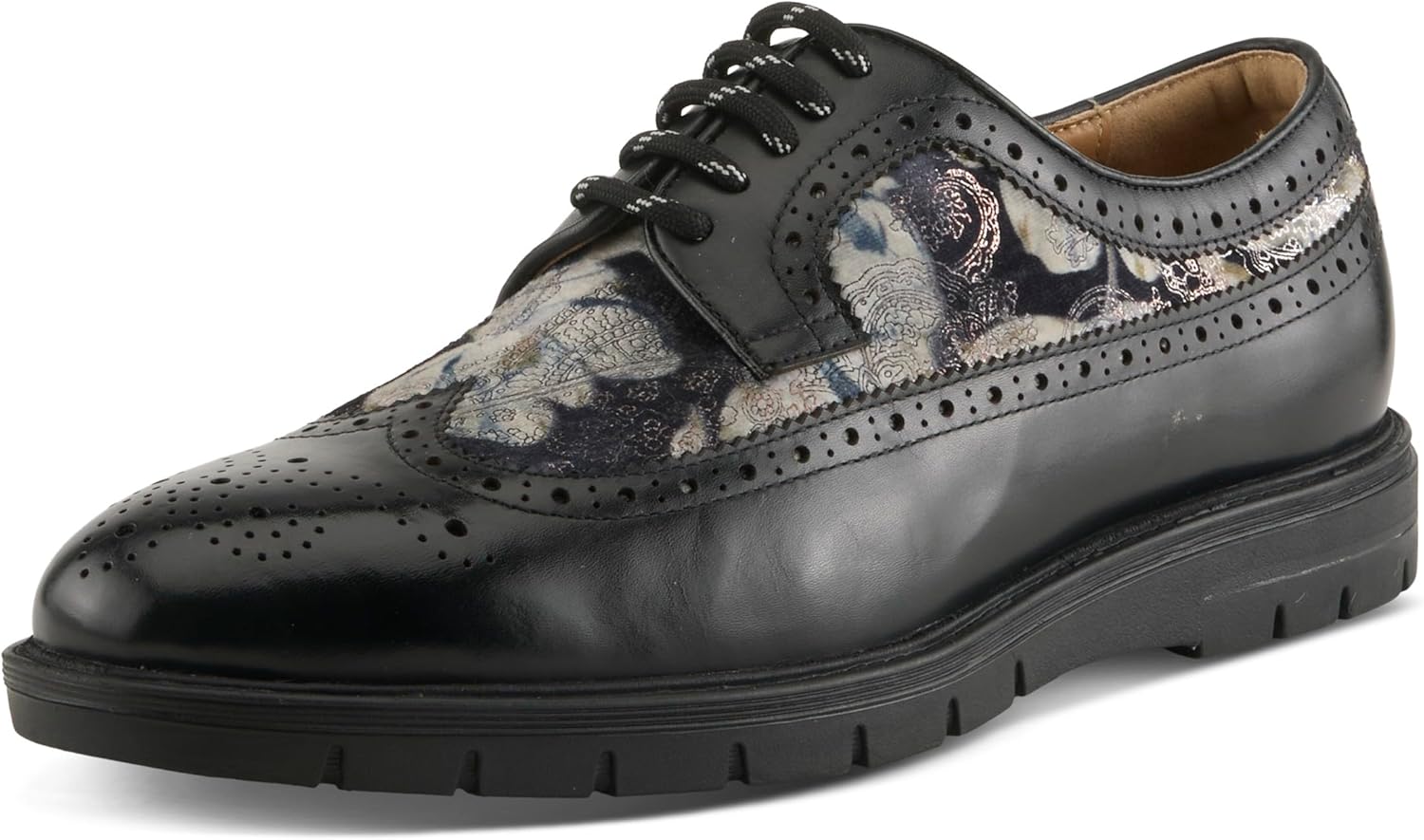 

Мужские оксфорды Spring Step LArtiste Asher из кожи с крыльями и повседневной подошвой Spring Step L'Artiste, черный