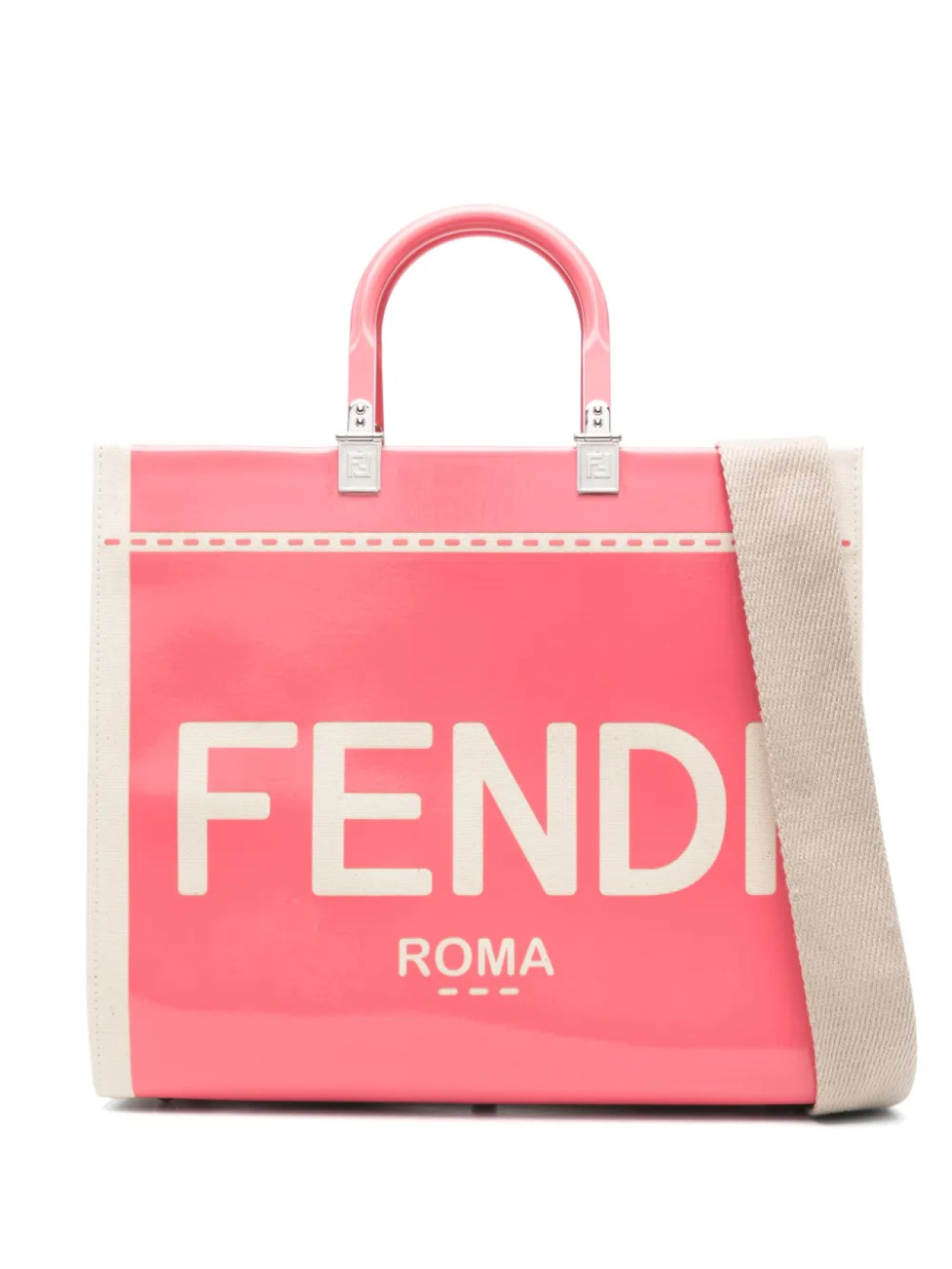 

FENDI сумка-тоут Fendi Sunshine среднего размера, нейтральный