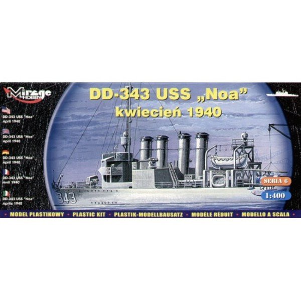 

Мираж, Корабль DD343 USS Noa, Модельный комплект, 12+