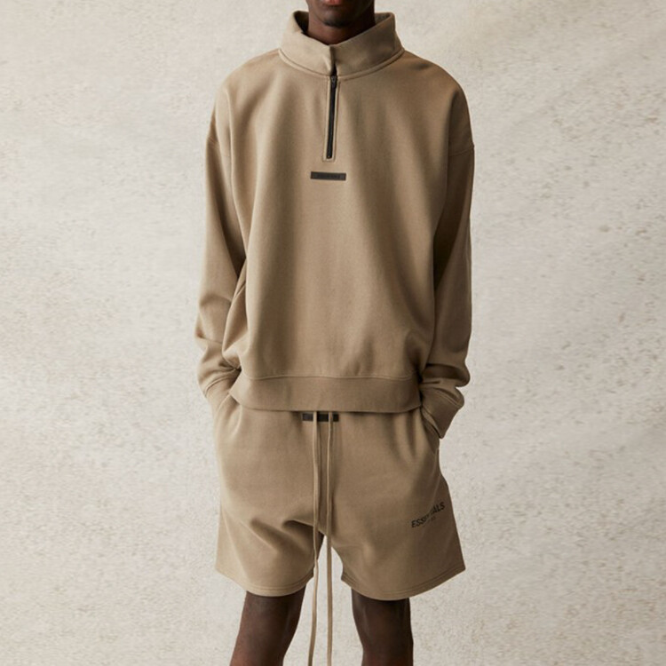 SS21 Толстовка унисекс Мох Fear Of God Essentials, цвет Moss — фото 3