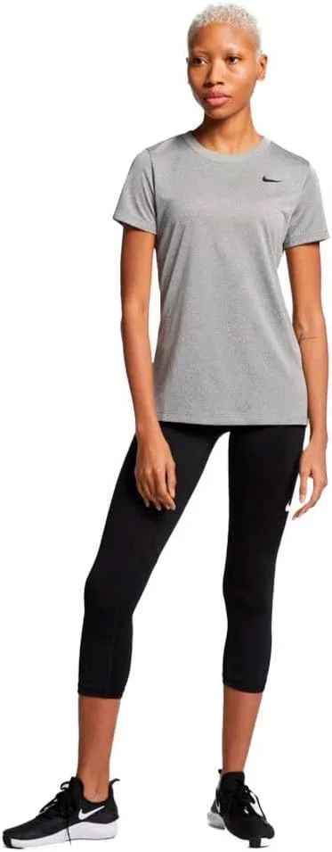 Футболка активная Nike Dri-FIT, Dark Grey Heather/Black — фото 4