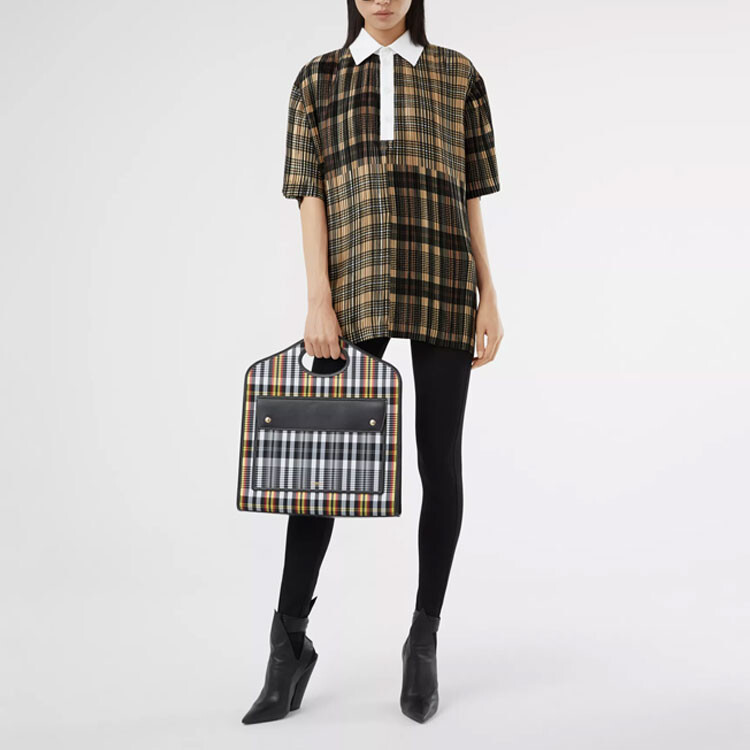 Рубашка поло Burberry унисекс, многоцветная — фото 2