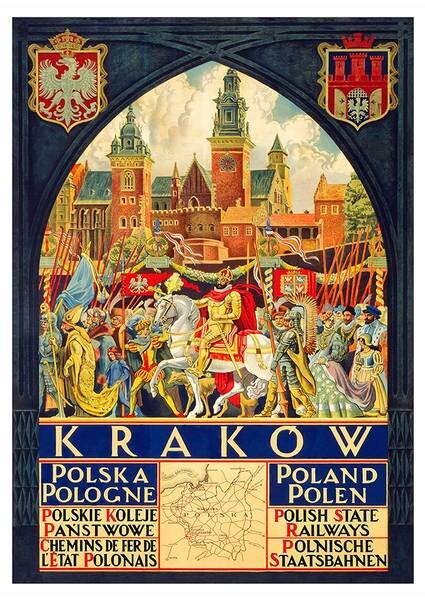 

Картина на холсте LegendArte Krakow, многоцветный