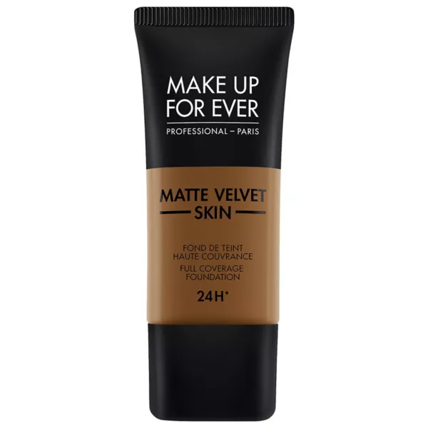 

Тональная основа с матовым бархатистым эффектом и полным покрытием Make Up For Ever, цвет r530 brown