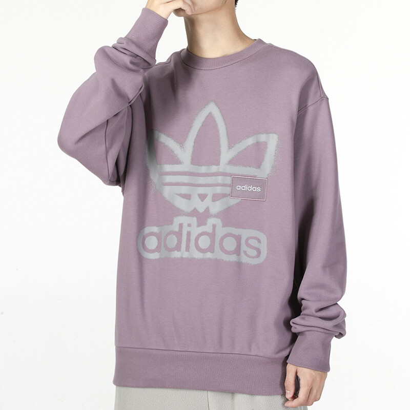 Толстовка Adi Color для мужчин, фиолетовая Adidas Originals, фиолетовый — фото 3