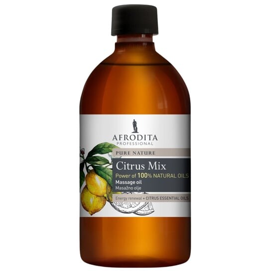 

Натуральное массажное масло, 500 мл Afrodita, Massage Oil Citrus Mix