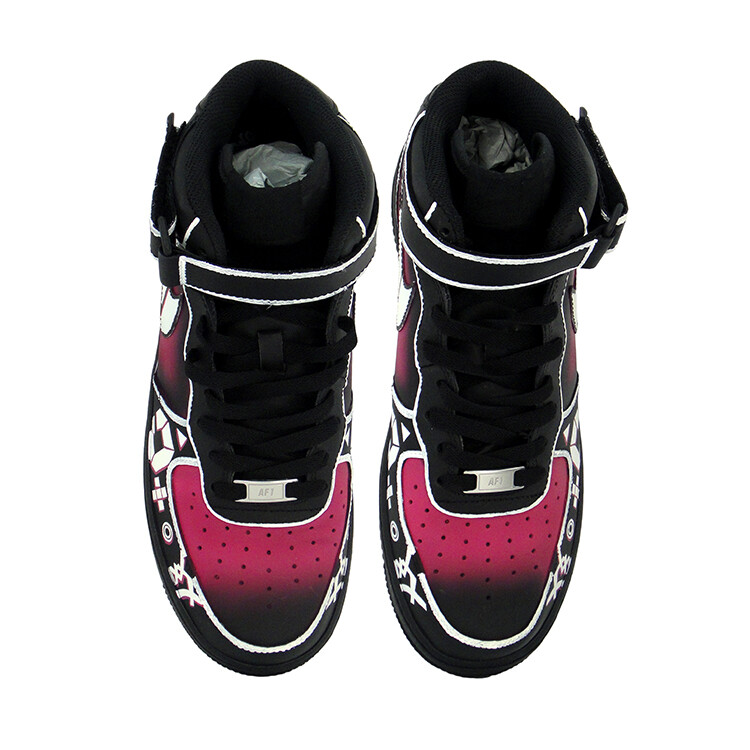 

Кроссовки Nike Air Force 1 Skateboarding Shoes Unisex Mid-top Magenta, цвет Magenta