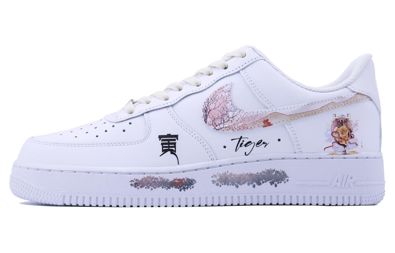 

Кроссовки Nike Air Force 1 Skateboarding Shoes Men Low-top Red, белый