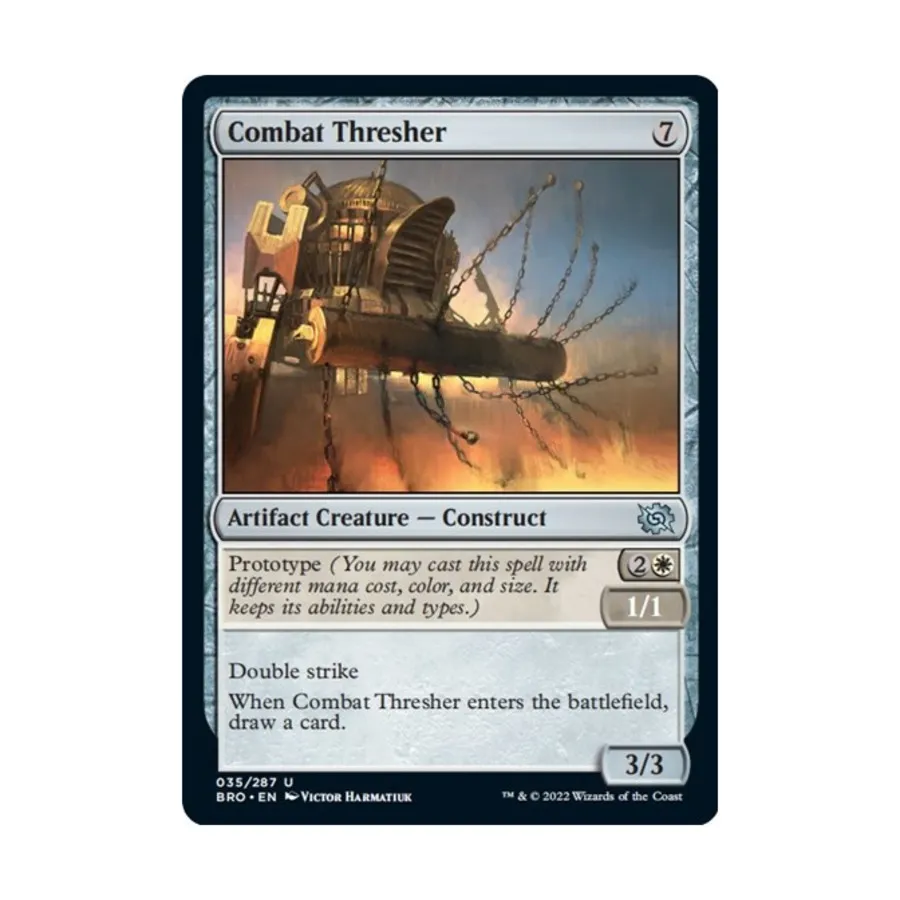 

CCG Боевая молотилка (U), MTG - The Brothers War
