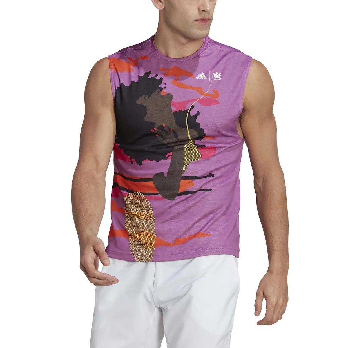 

NY UNITEFIT мужская теннисная рубашка Adidas, цвет Rosa