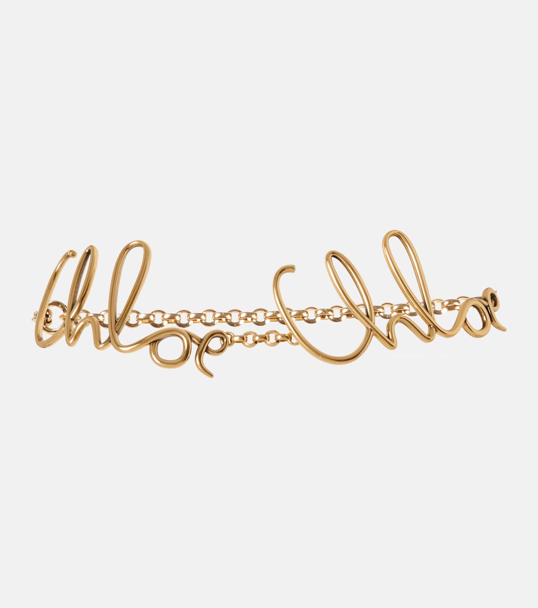 

Иконический пояс с цепью Chloé, Vintage Gold 9DC