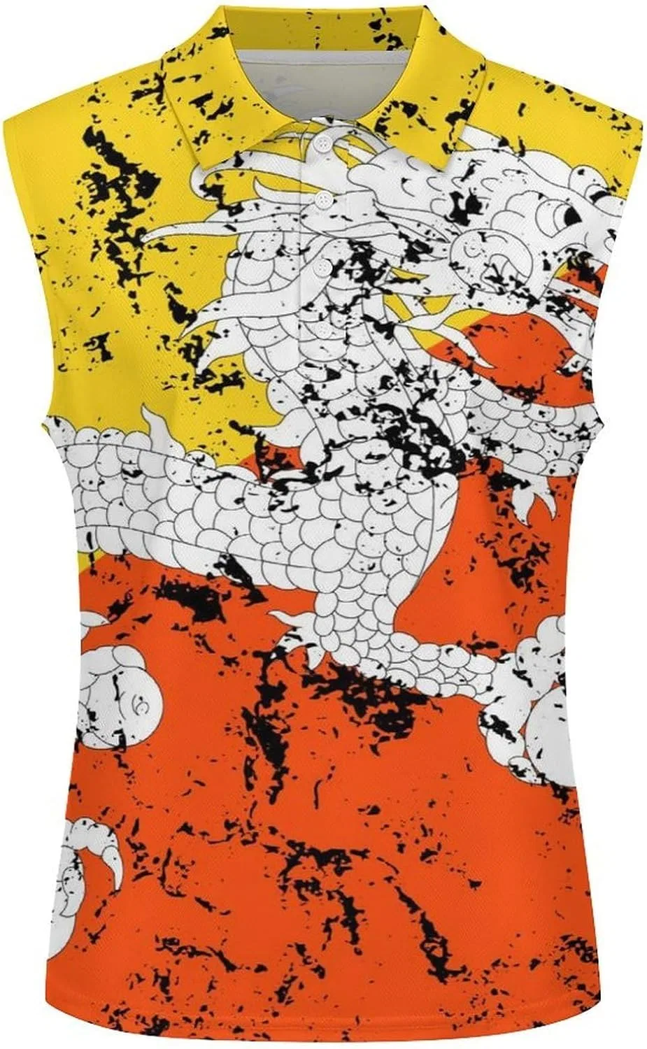Топ-безрукавка с воротником и флагом Британских Виргинских островов, Style-4, XS-4XL — фото 4