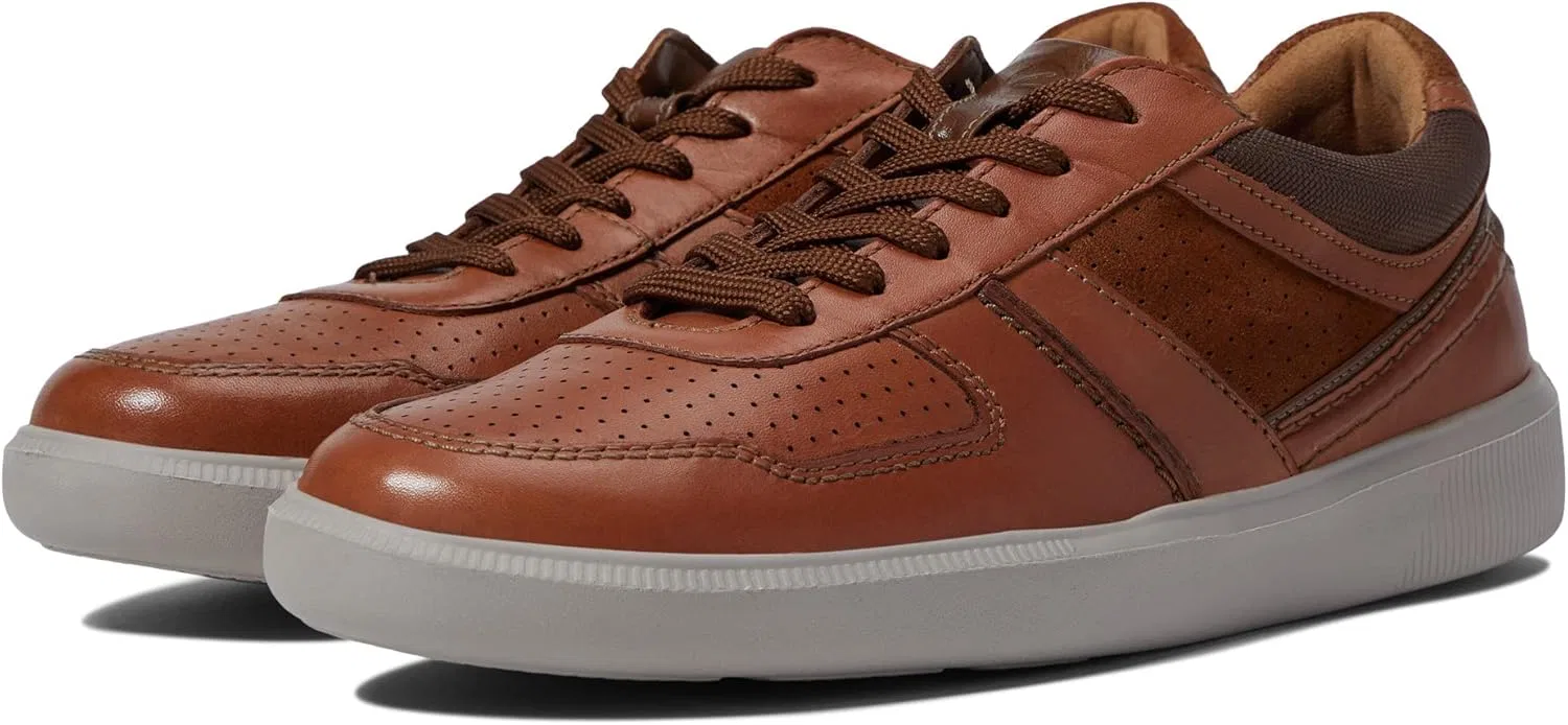Мужские кроссовки Clarks Cambro Race Trainers, Dark Tan Combi