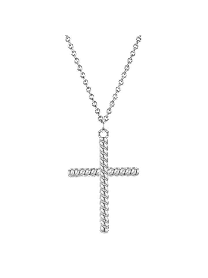 

Glanzstücke München Колье Kette Kreuz aus Sterling Silber in silber