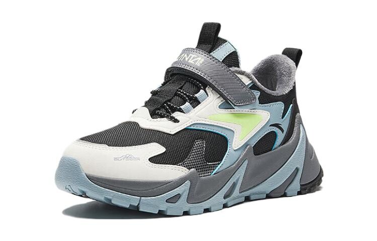 Кроссовки Anta kids Kids Lifestyle Shoes GS Mid-top Black/Blue, лазурный — фото 2