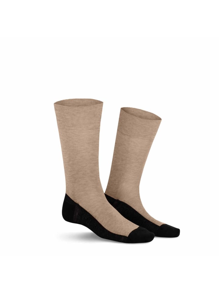 

Носки George с регулирующим климатом, бежевого меланжа. Kunert