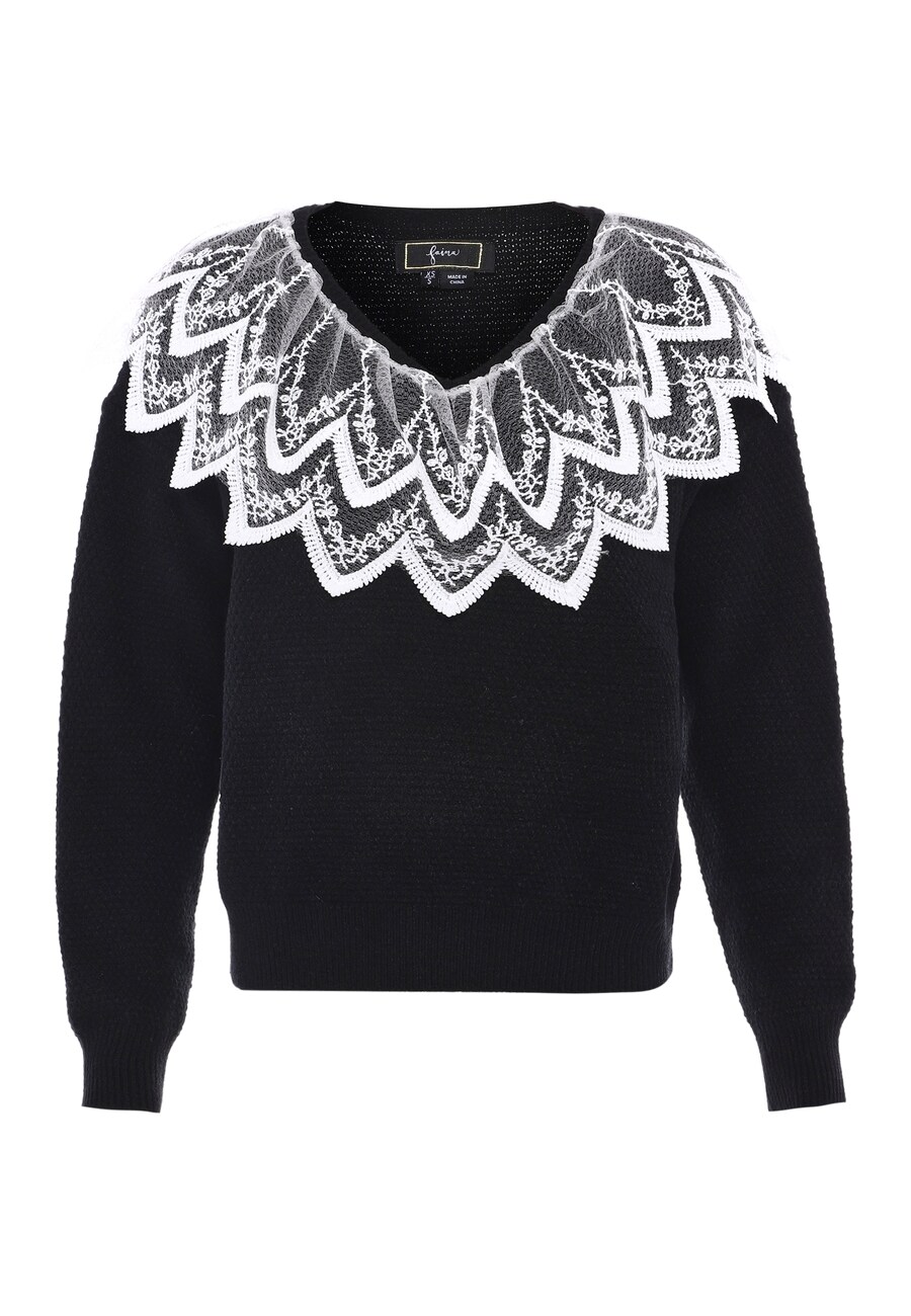 

Свитер faina, черный