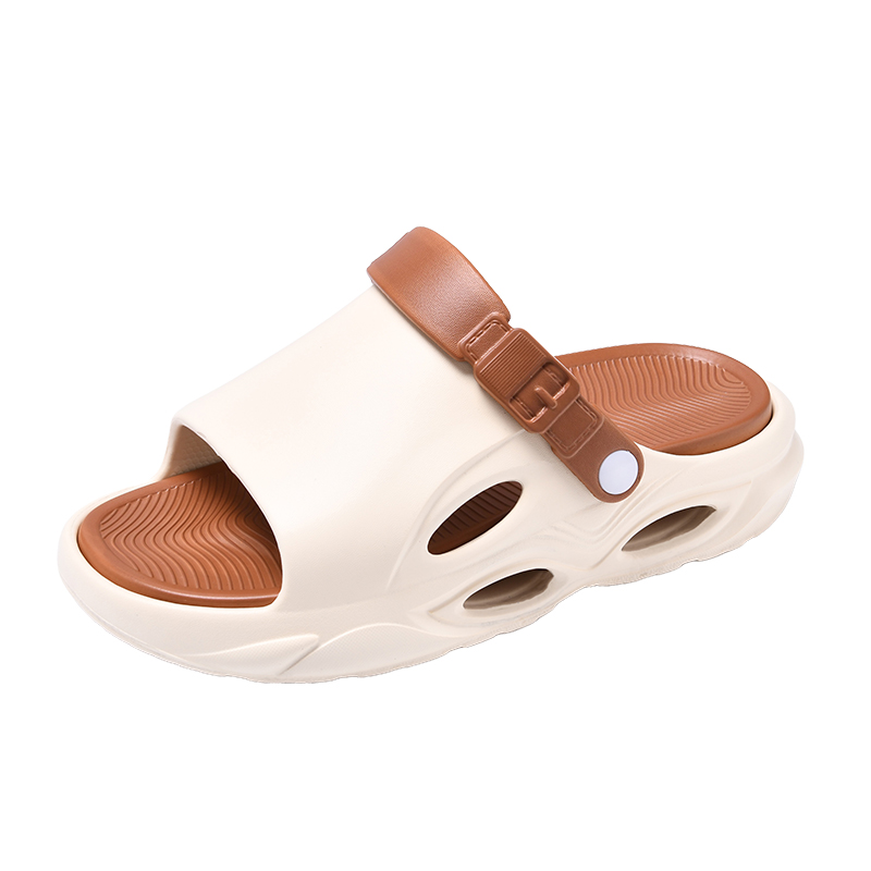 

DIKENROK Мужские стойкие к истиранию слайдеры бежево-коричневые, цвет Beige Brown