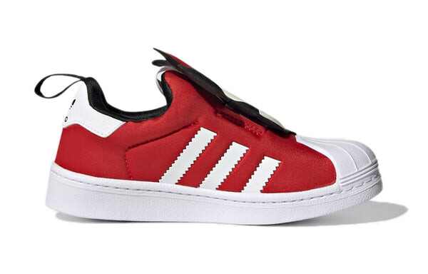 Кроссовки disney x superstar 360 little kid Adidas, красный — фото 2