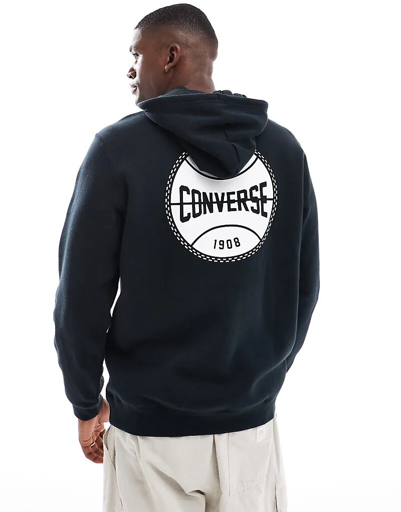 

Толстовка с капюшоном Retro Chuck черного цвета Converse