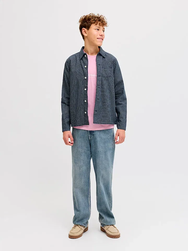 Футболка с принтом JACK & JONES Junior, розовый — фото 2