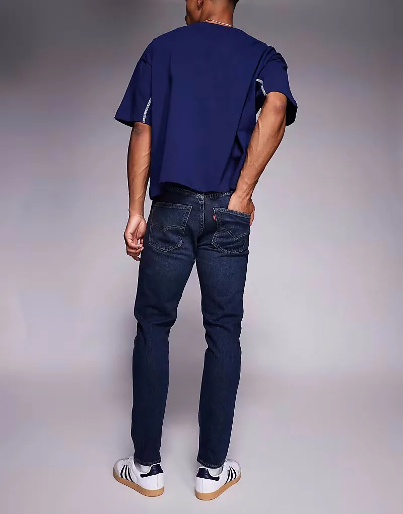 Джинсы Levi's 512 зауженного кроя, темного цвета — фото 2