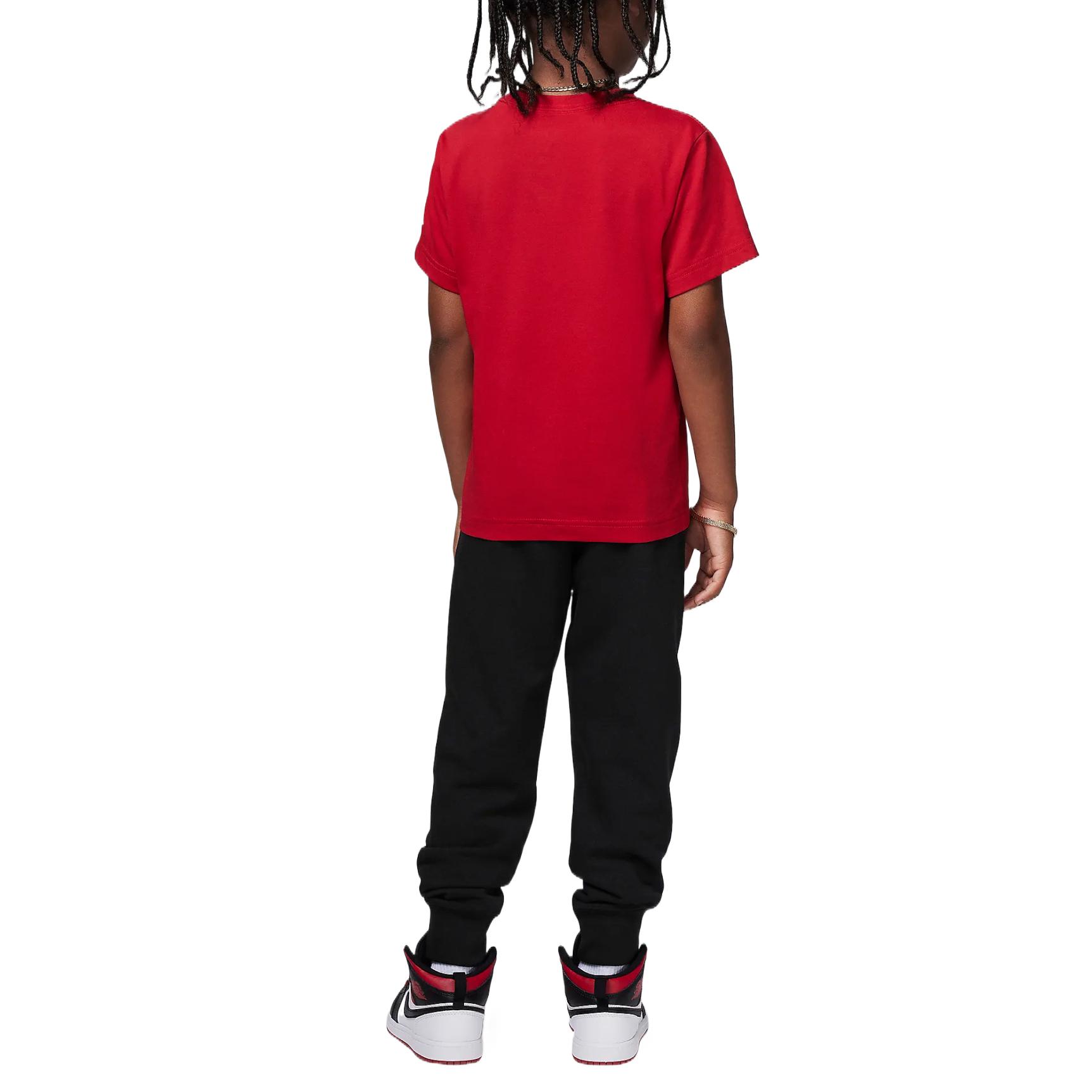 Повседневная спортивная одежда Black/Gym Red для детей 3-7 лет Jordan, черный/серый красный — фото 4