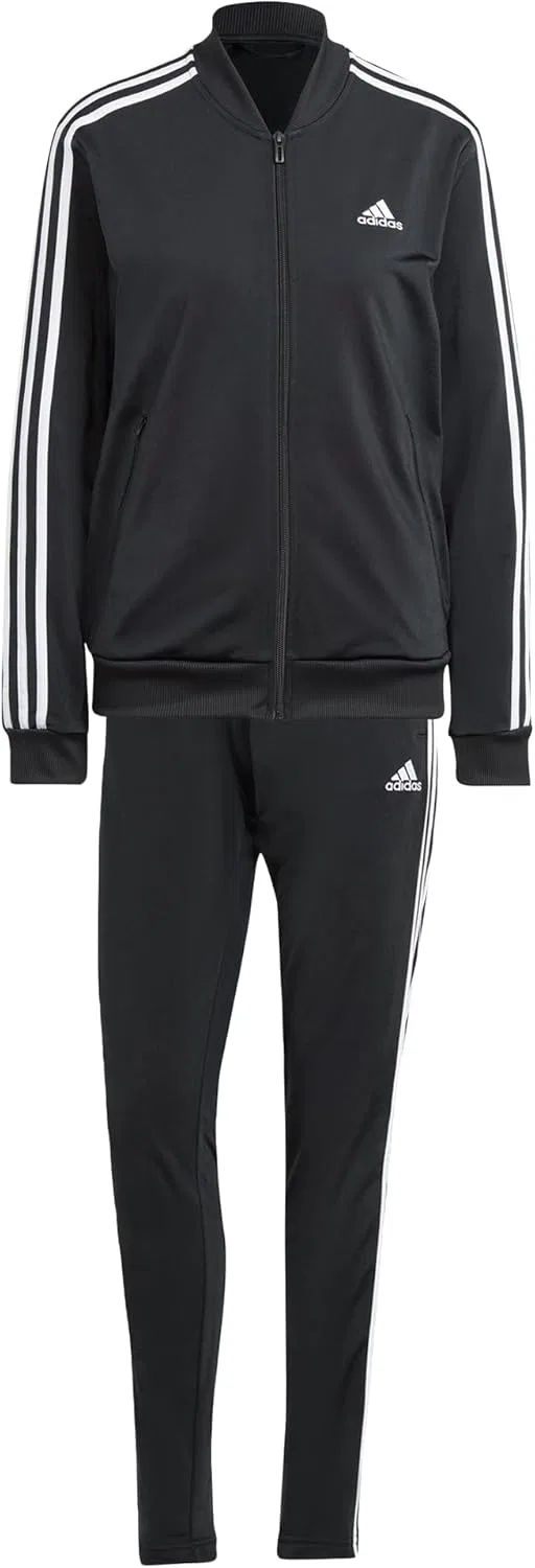 Спортивный костюм с лампасами adidas, черный — фото 2