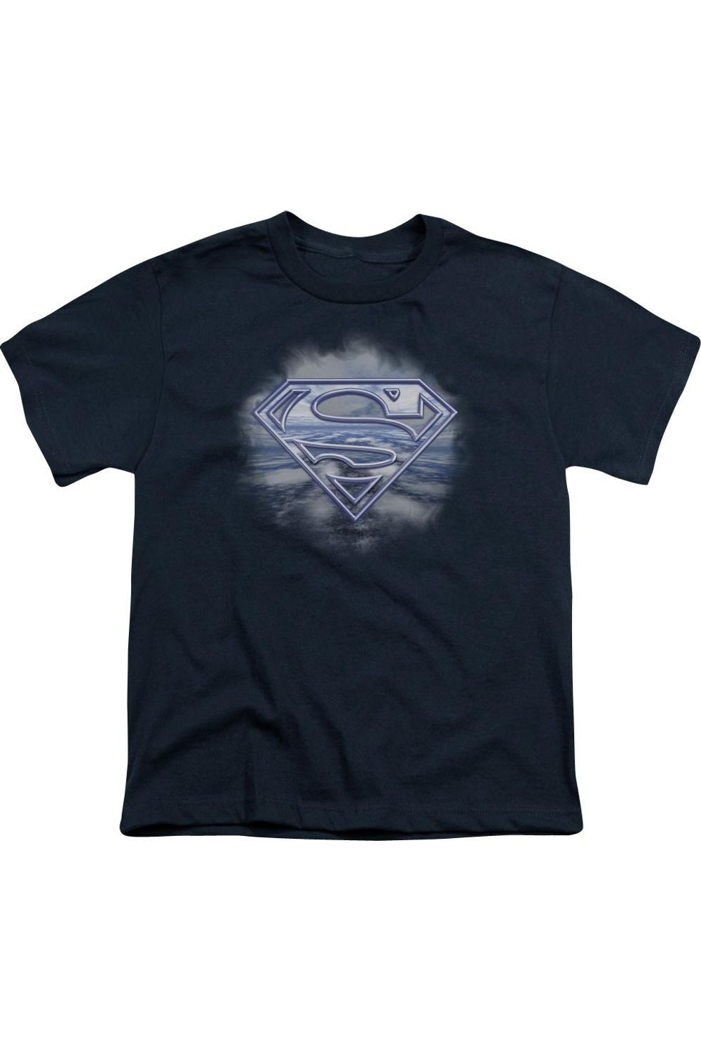 

Футболка с коротким рукавом для детей "Superman: Свобода полета" Gildan, темно-синий