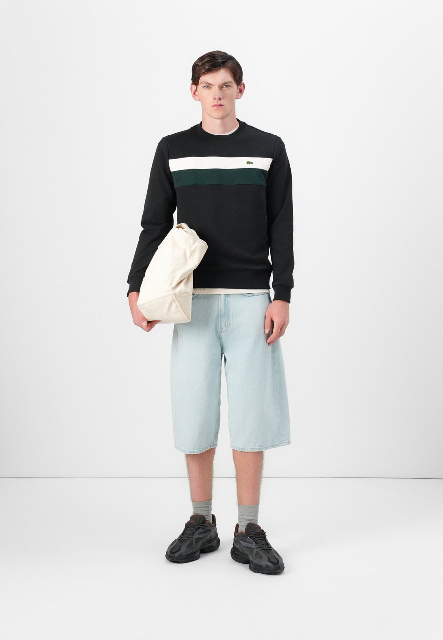Толстовка Lacoste Sweatshirt, Black/Lapland/Sinople/Black — фото 2