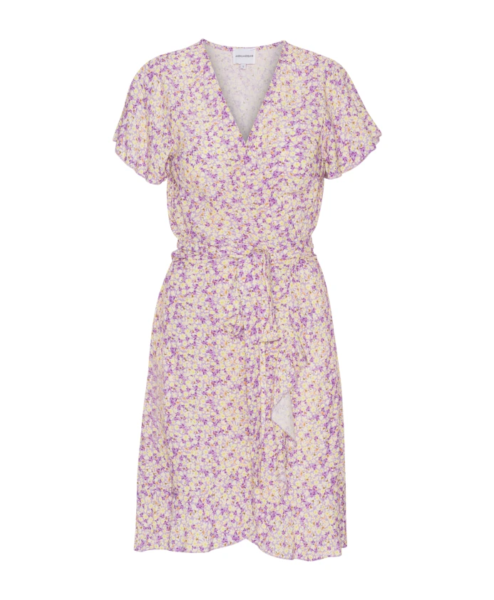 

Платье с оборками и запахом «Божья коровка» American Dreams, розовый