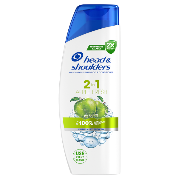 

Шампунь против перхоти с кондиционером 2в1 для волос, 330 мл Head&Shoulders Apple fresh