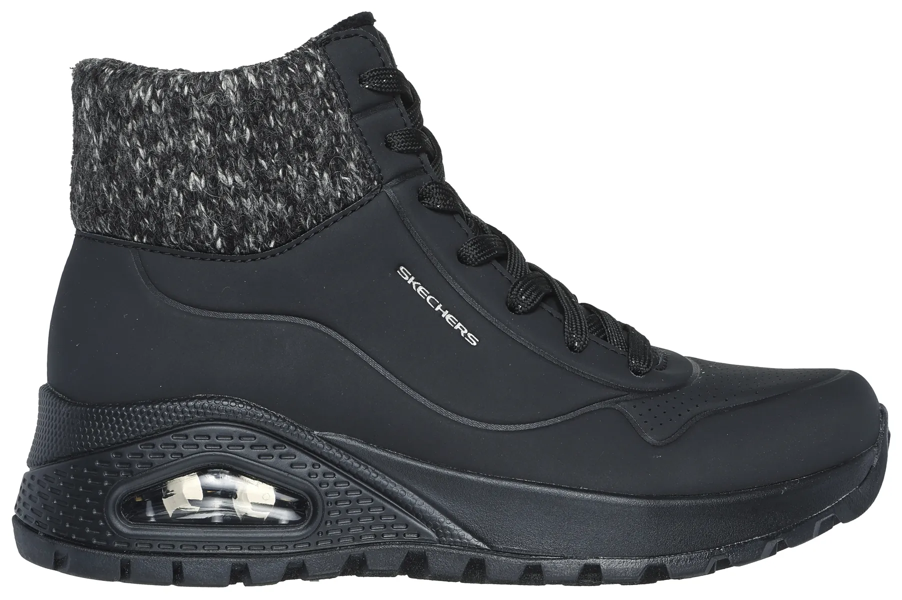 Зимние ботинки Skechers с подошвой с воздушной камерой, черный — фото 3