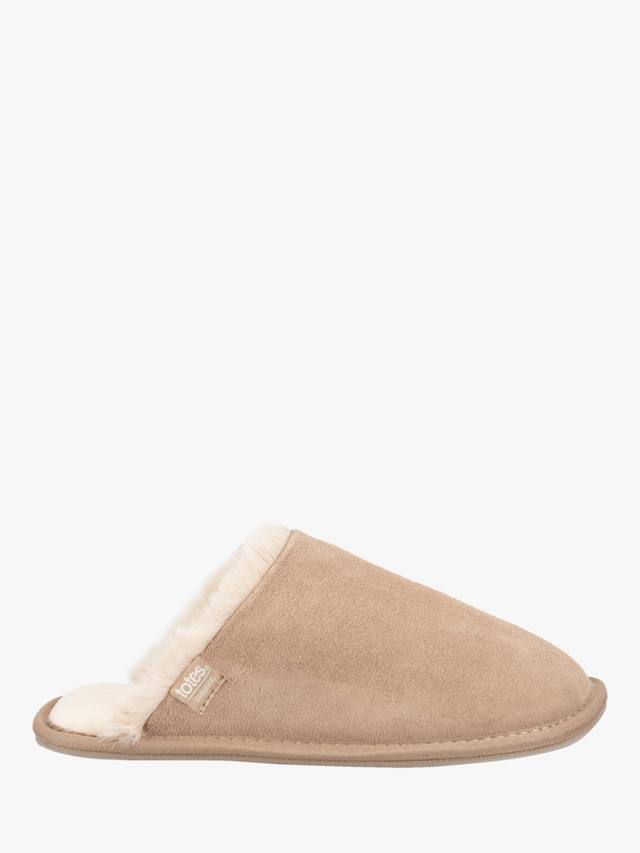 Isotoner женские мюли из натуральной замши totes, Sand