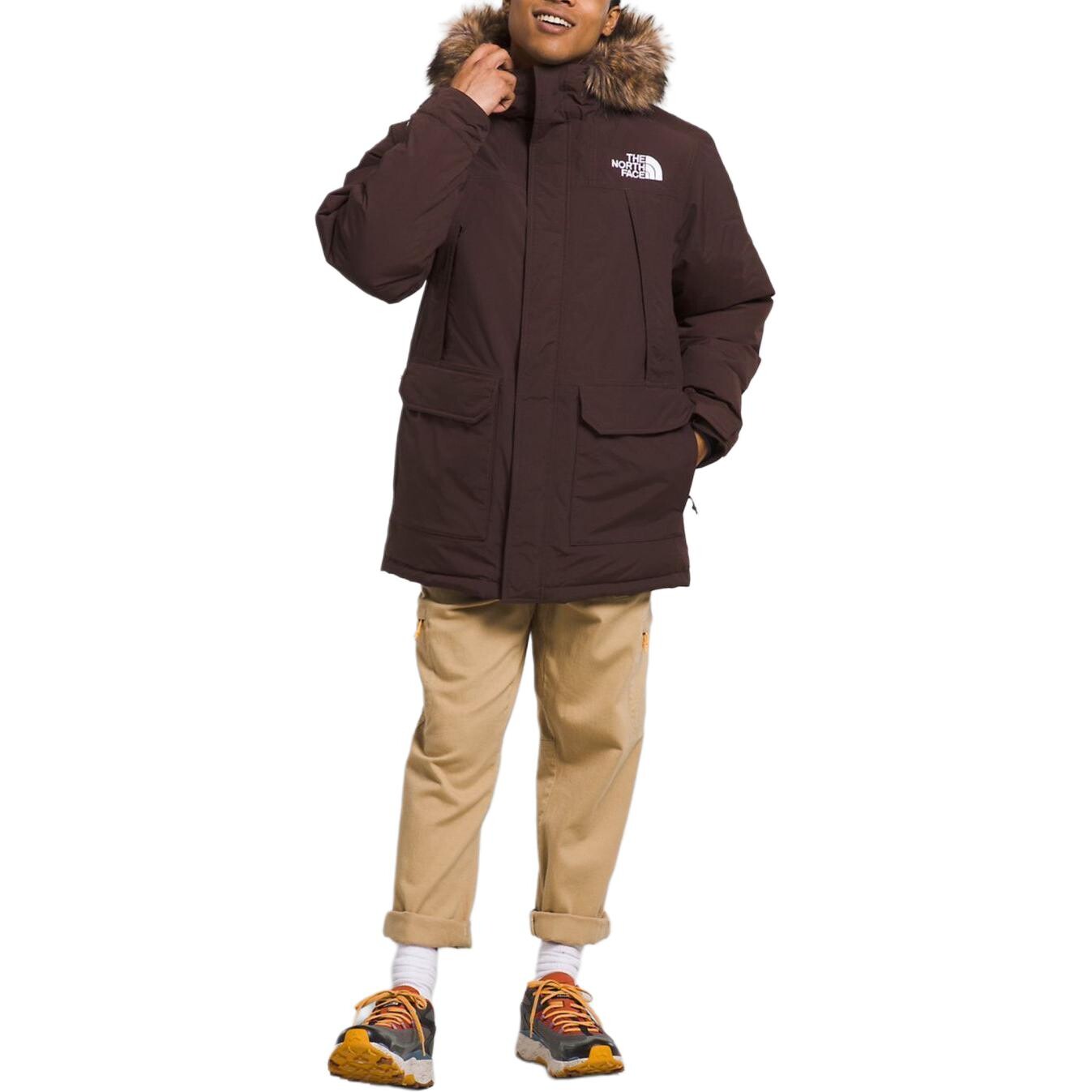 Мужская парка The North Face Apparel Collection, темно-коричневый — фото 4