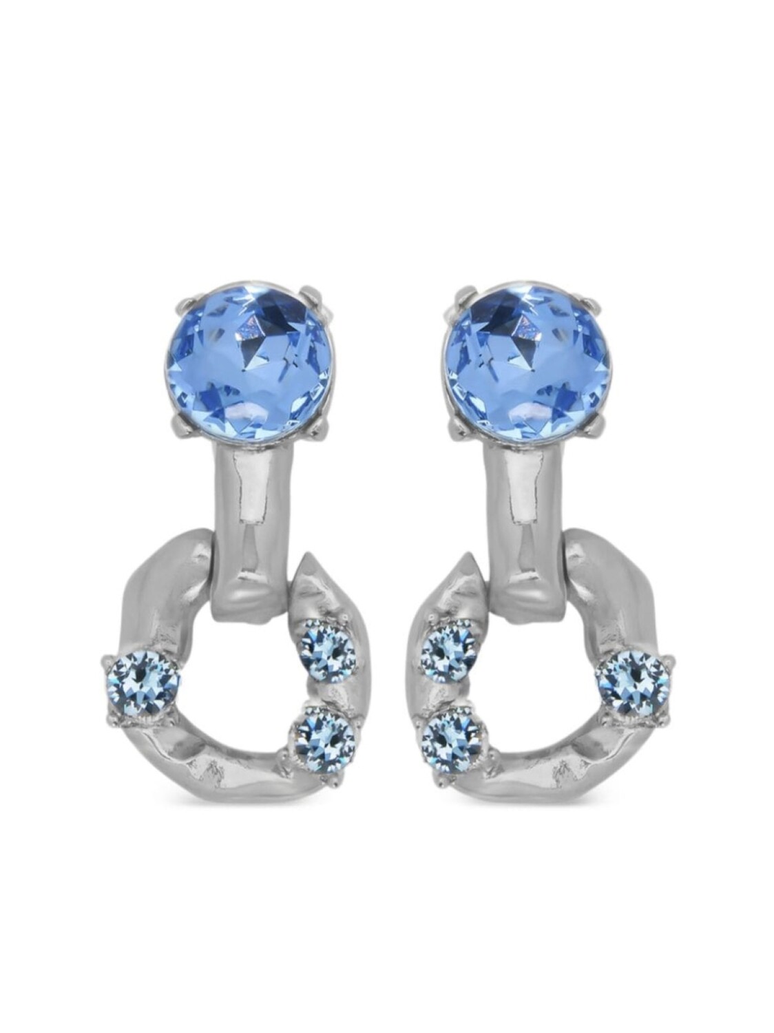 

Серьги с кованым эффектом Oscar de la Renta, серебряный