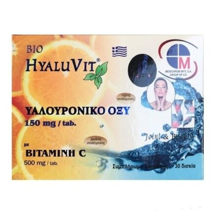 

Био Гиалувит 150 мг и витамин С 500 мг 30 капсул Medichrom