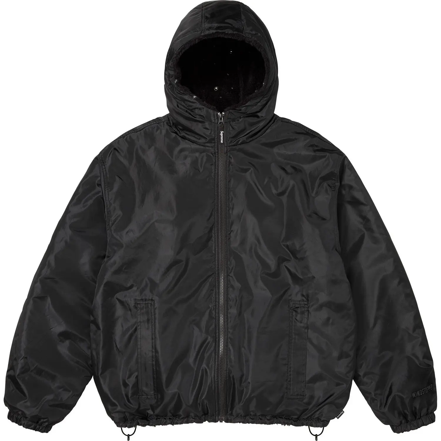 Двусторонняя флисовая куртка с капюшоном x Bb Simon FW25 НЕДЕЛЯ 15, унисекс Supreme, коричневый/коричневый — фото 4