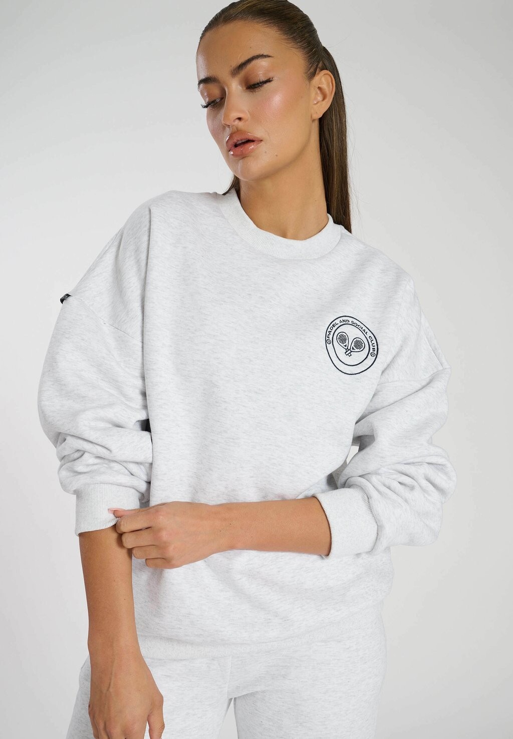 

Толстовка PADEL TENNIS LOGO CREW NECK South Beach, серый