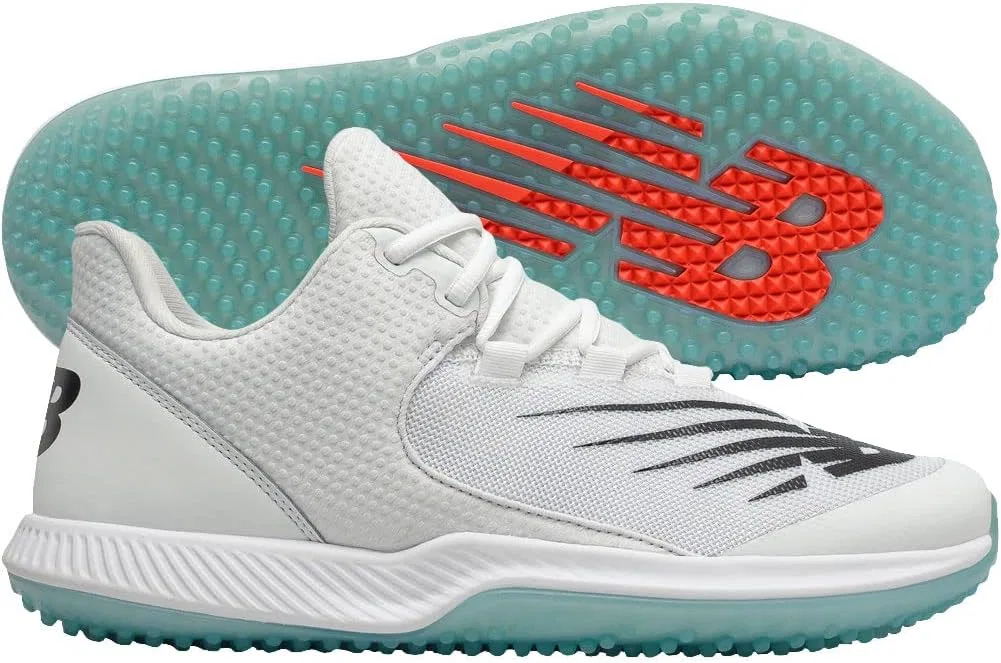 Мужские бейсбольные кроссовки New Balance FuelCell 4040 V6 Turf Trainers, White Black — фото 2