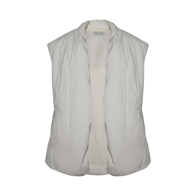 

Утепленный жилет Dries Van Noten Padded Gaber Vest 'White', белый