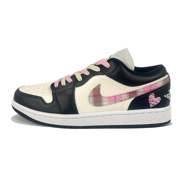

Кроссовки Air Jordan 1 Vintage Basketball Shoes Women's Low-top Black, черный